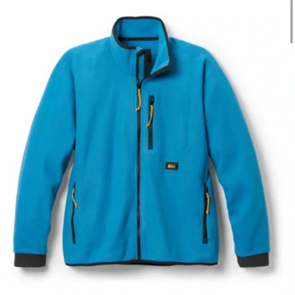 REI Women’s L Large Trailsmith Fleece Jacket NWT Horizon Blue Polartec